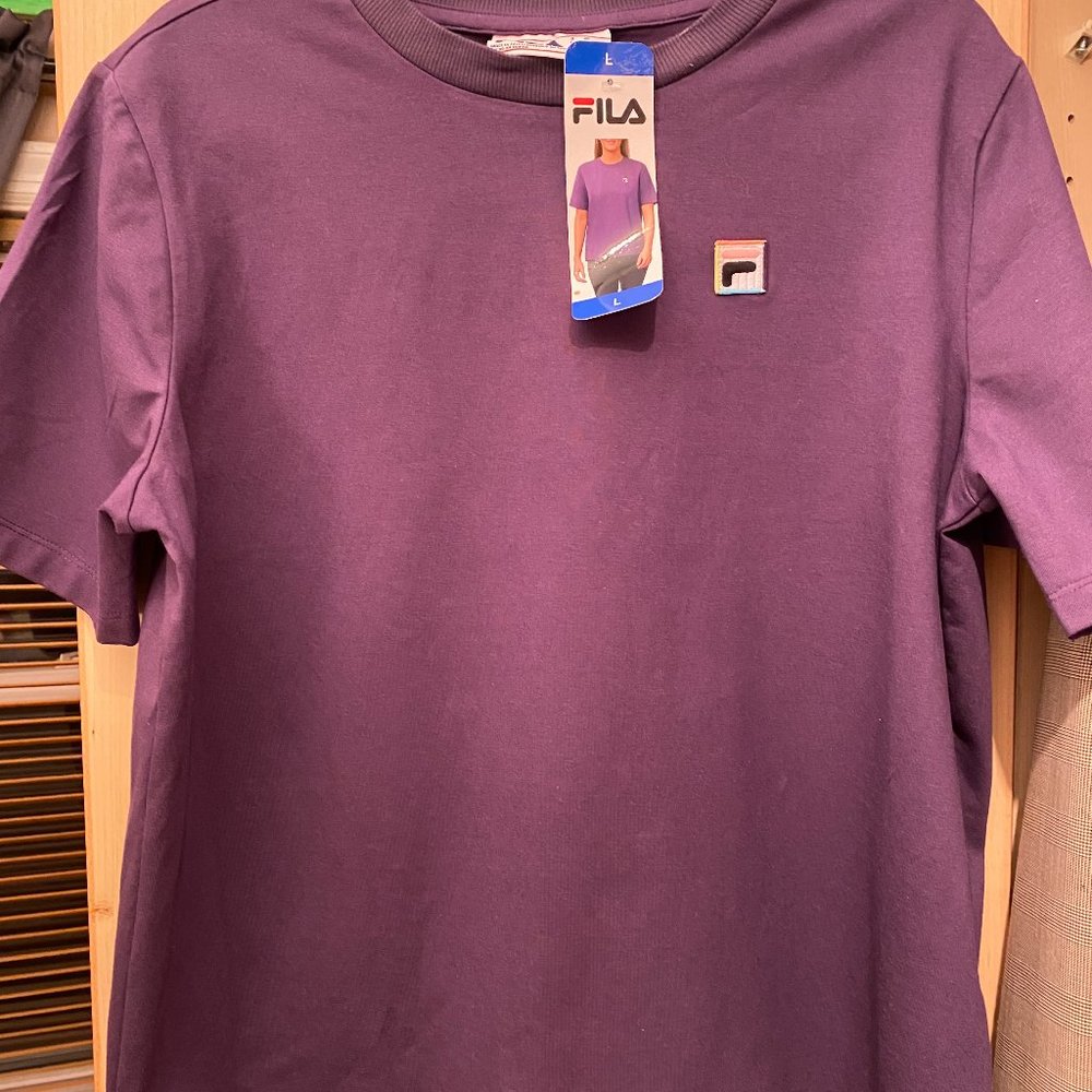 FILA T Shirt Grape Size L
